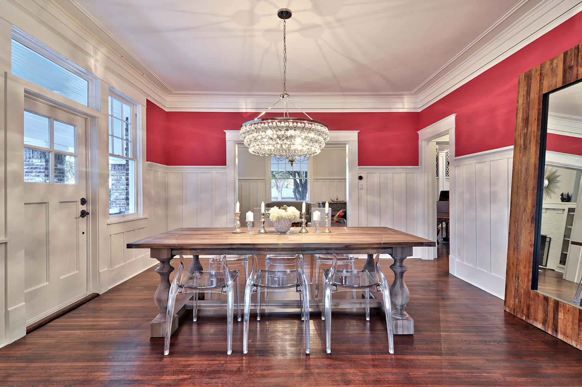 classic-craftsman-red-dining-room
