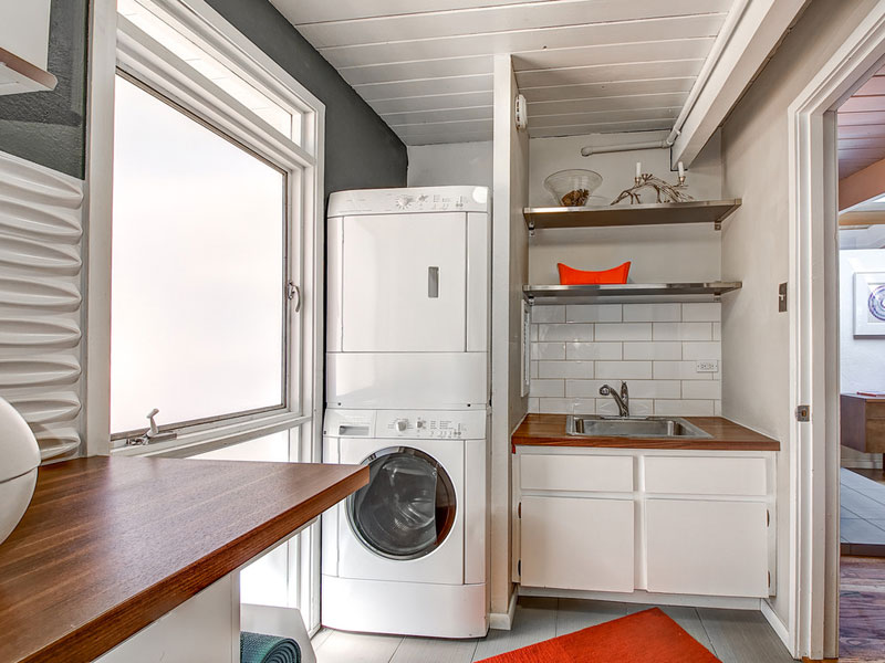 Laundry Room Design Ideeën om kleine ruimtes Organiseer